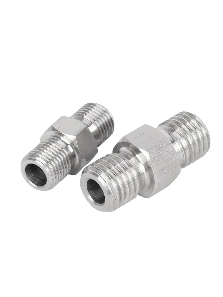 M8M22 1/8'' 1/4'' 3/8'' 1/2'' 3/4'' 1''2'' 304 스테인리스 스틸 수나사 육각 니플 고압 파이프 피팅 이퀄/리듀서