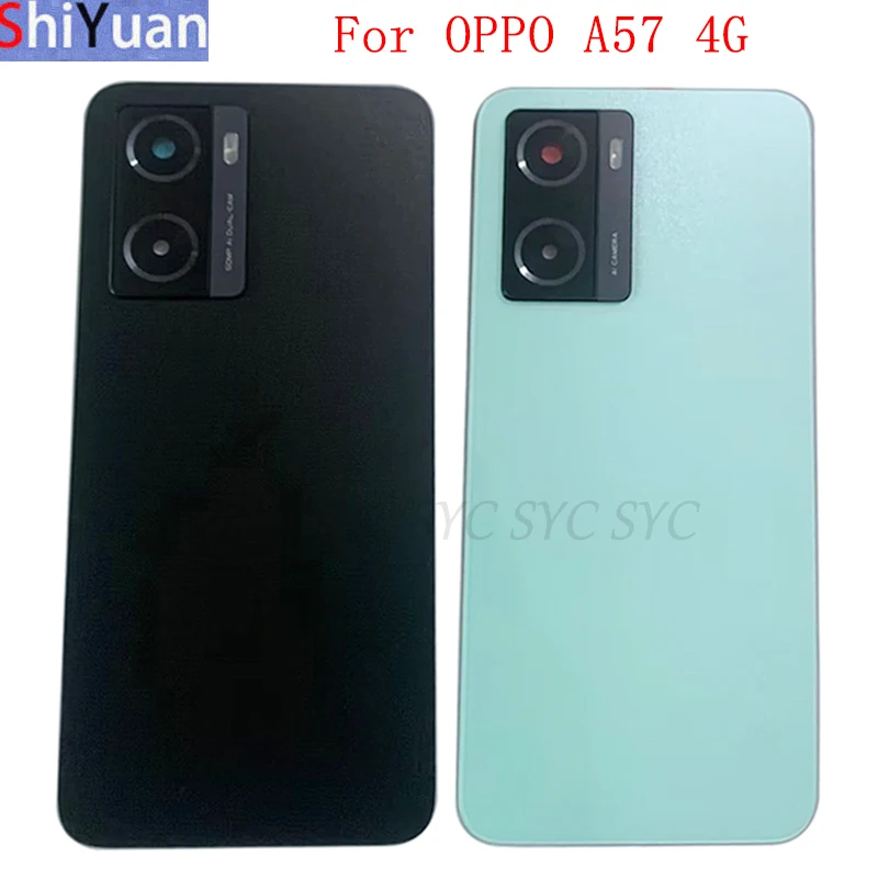 

Original Battery Cover Rear Door Panel Housing Case For OPPO A57 4G Back Cover with Camera Lens Replacement Parts