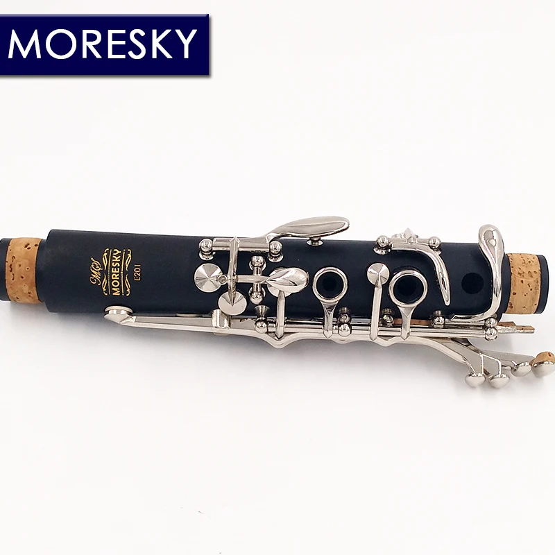 Professional C-key Clarinet MORESKY E201 clarinet woodwind instrument clarinet and saxophone accessories saxophone and clarinet mouthpieces