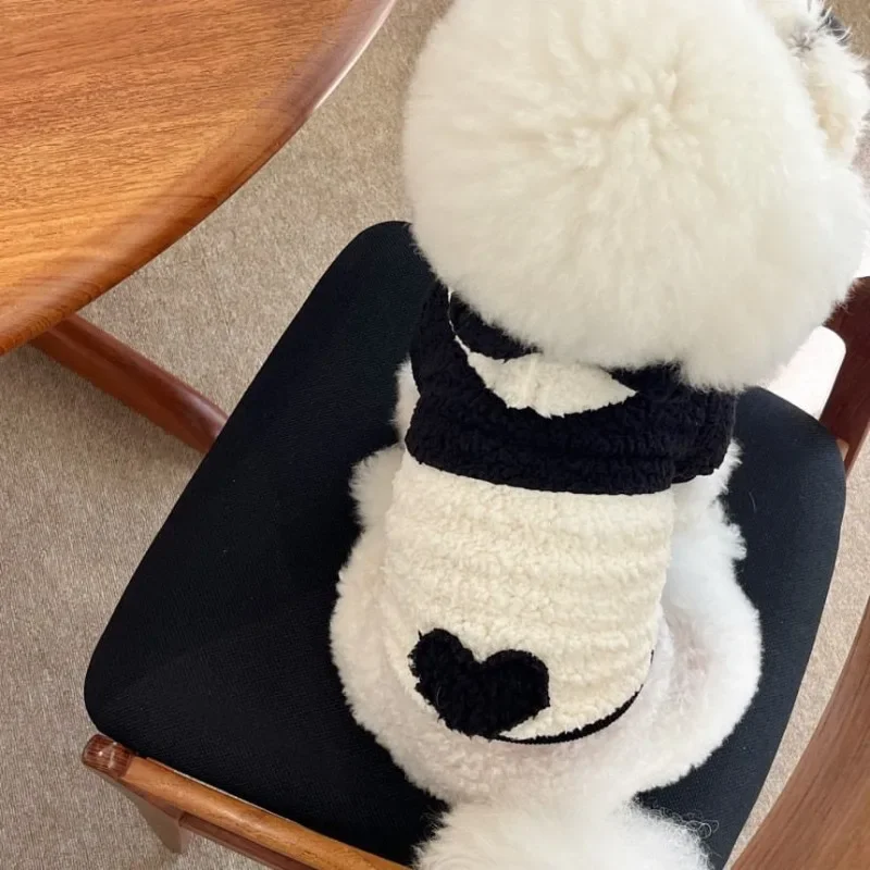 Autumn Winter Panda Dog Costume Transformations 4 Legged Clothes Teddy Bomei Bears Small Dog Pet Clothing 강아지옷 Roupa Para Caes