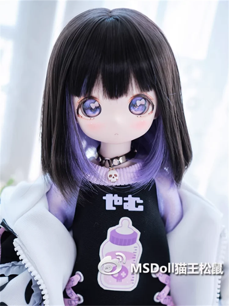 New Arrival BJD Doll Wigs Long Hair For 1/3 1/4 MDD DD Hair Accessories Girls DIY Gift