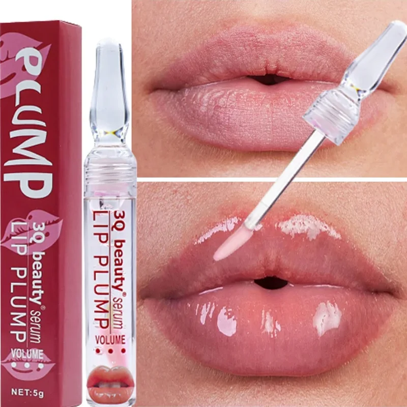 

Effective Lip Plump Serum Instant Volumising Increase Lip Elasticity Essential Oil Fade Lip Line Dead Skin Moisturizing Lip Care