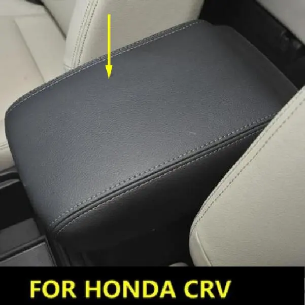 

For Honda CRV 2012 2013 2014 2015 2016 2017 2018 2019 2020 2021 Microfibre Leather Center Armrest Cover Car accessories interior