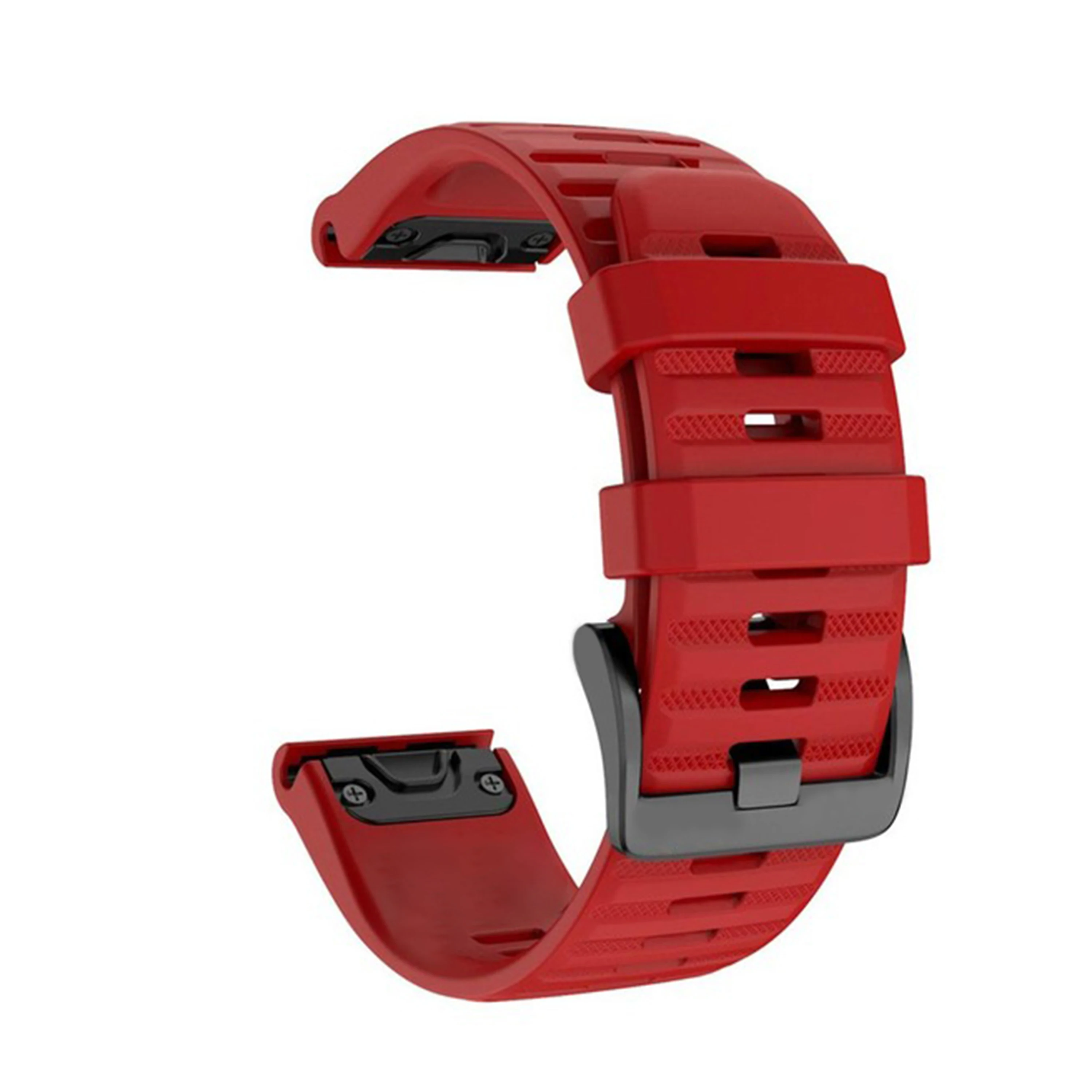 Enhanced Silicone QuickFit Smart Watch Band - Versatile 22-26mm Wrist Strap