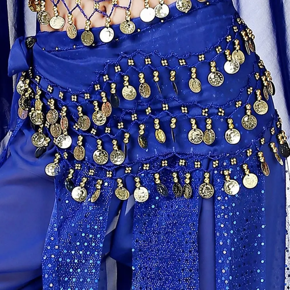 

Sequin Thailand Dance Arab Dance Coins Hipskirt Belt Women Waist Belt Waistbands Dance Hip Scarf Belly Dance Belt