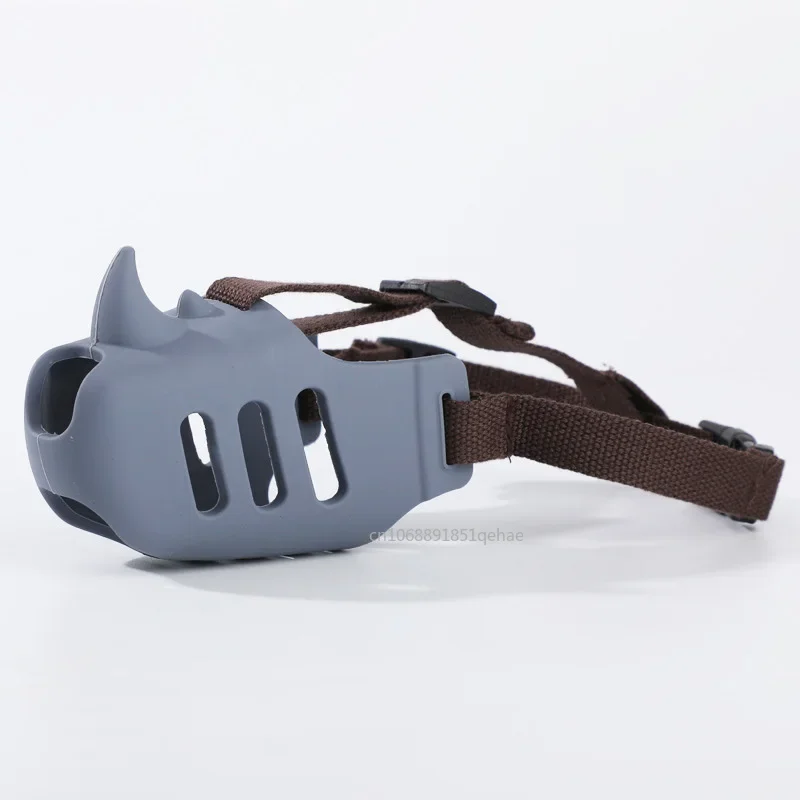 Anti Barking Dog Muzzle Soft Silicone Mouth Mask for Small Medium Dogs Breathable Stop Barking Biting Dog Accessories
