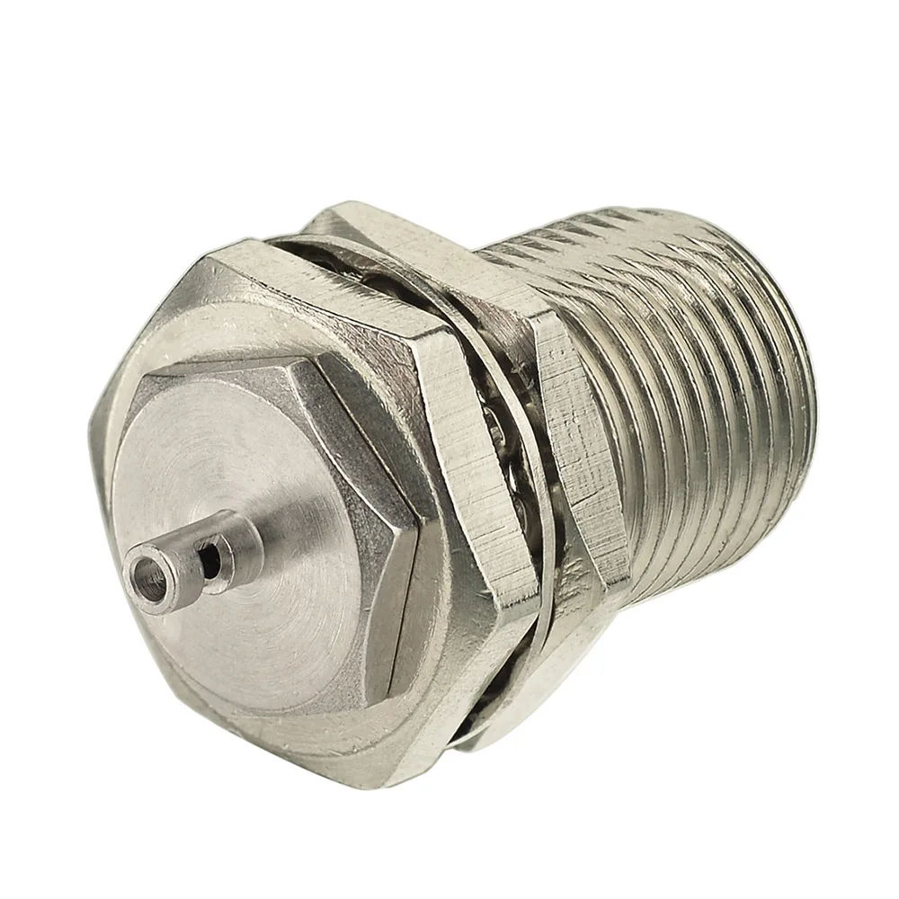 슈퍼뱃 50옴 FME 수컷 벌크헤드 너트 포함 RF 동축 커넥터 1.13mm 1.37mm 케이블 장착용 케이블 커넥터