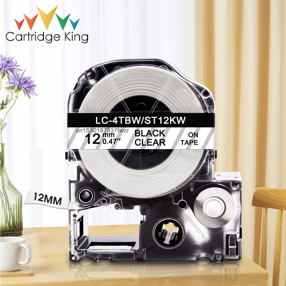 Versatile White Label Tape Replacement - 6/9/12mm