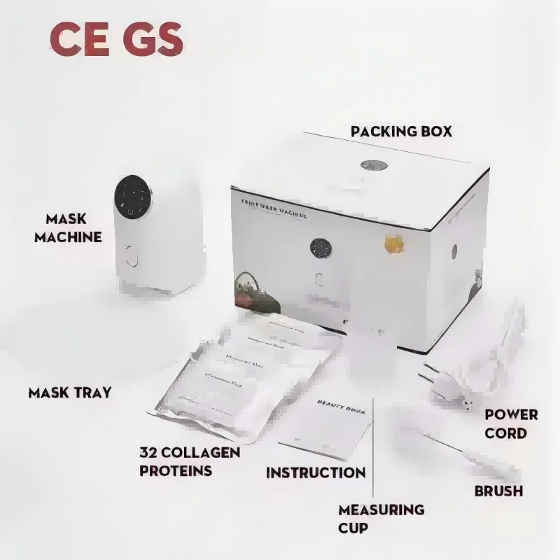 Mask Machine New Intelligent DIY Natural Fruit and Vegetable Mask Machine Spa Facial Treatment Private Customised