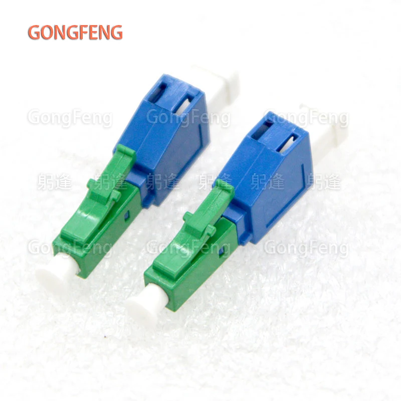 Optical Fiber Adapter Connector LC/UPC Female-LC/APC Male Single-Multi Mode Optical Fiber Flange Coupler 10pcs