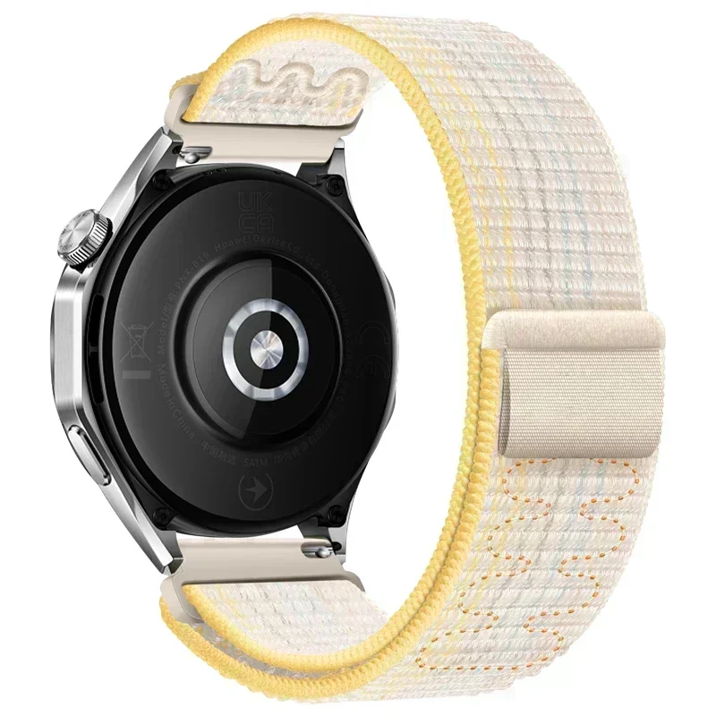 Nylon Embroidered Loop Strap - Adjustable Multi-Size Smartwatch Band