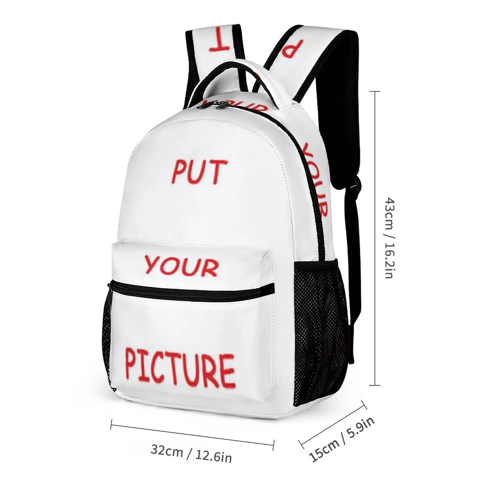 Three-piece Set Custom Print School Bag for Child Backpack Schoolbags Teenage Lunchbox School Child With Pencil Case Kids