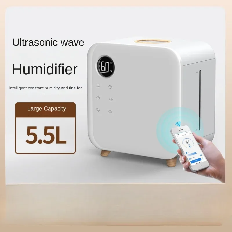 

Smart Wifi Large Capacity Fog Mute Ultrasonic Humidifier Home Bedroom Aromatherapy Machine Air Essential Oil Diffuser