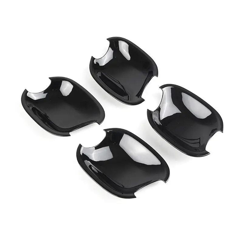 4Pcs Carbon Fiber Look ABS Door Handle Bowl Covers For Audi A4 B9 & A5 2017-2019