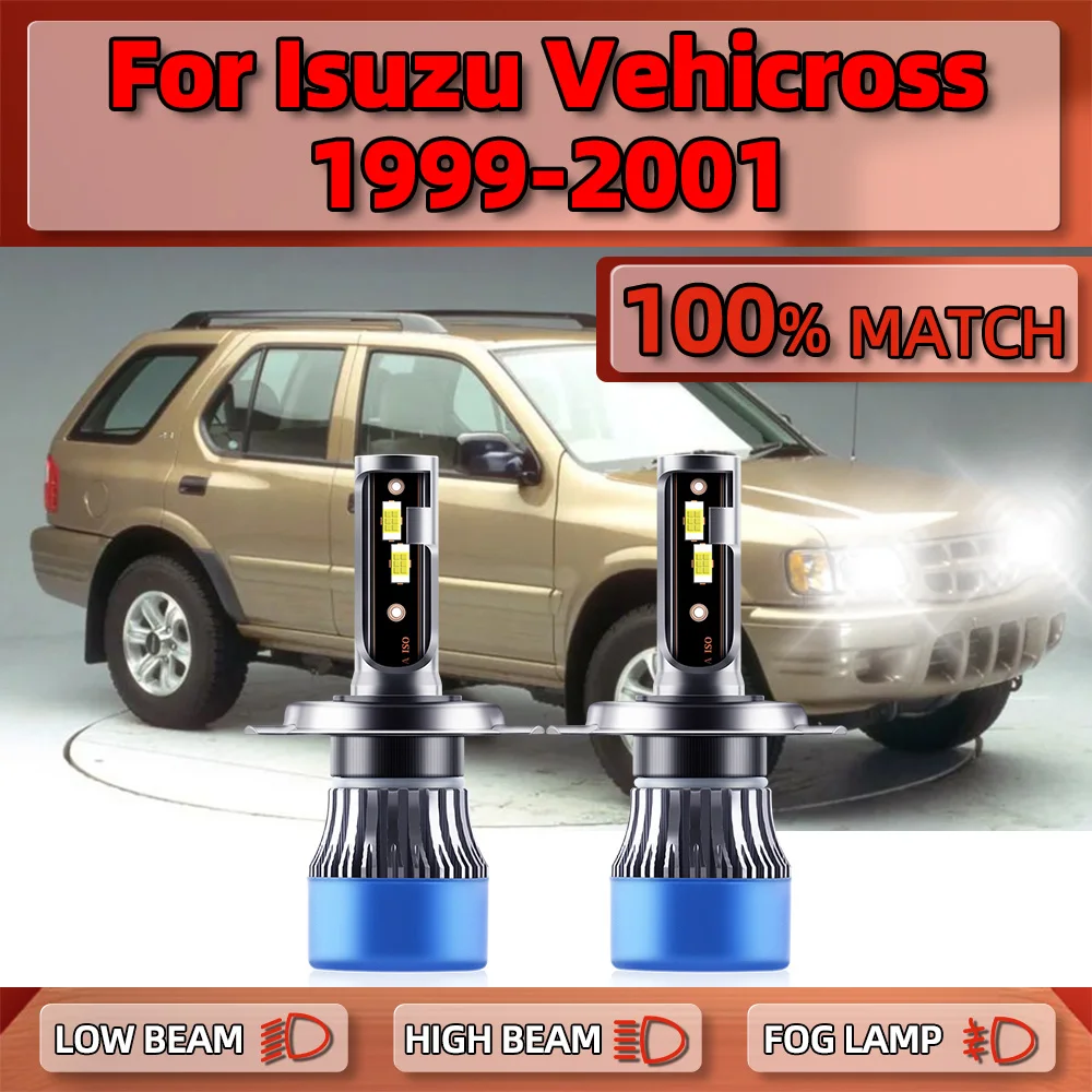 

Canbus LED Headlight Bulbs 20000LM Car Headlamps 6000K White Turbo Auto Lamps 12V 24V For Isuzu Vehicross 1999 2000 2001