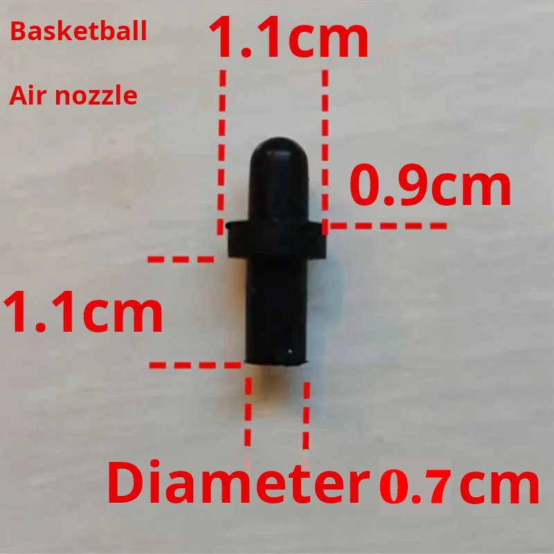 50PCS Basketball Nozzle Ball Nozzle Replacement Air Leak Repair Valve Core Inflatable Basketball Football Volleyball Universal ball inflating nozzle