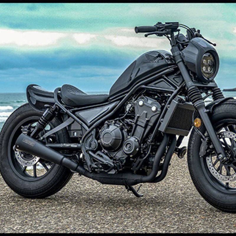 サイレンサー CMX500 REBEL 2017-2019セーブス⇒デイパンシーズルスポンサス400SS-オリジナルのタイトルを表示 CMX500 REBEL 2017-2019 パフォーマン For Honda REBEL 300 500 CMX 300 500 CM300 CM500 2017 - 2022 Motorcycle  Exhaust Escape Silencer Modify With Mid Link Pipe Muffler - AliExpress