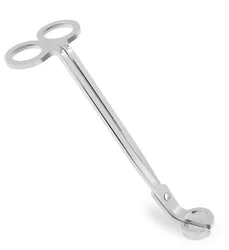 Premium Stainless Steel Candle Wick Trimmer for DIY Crafts and Elegant Gifts (Silver)