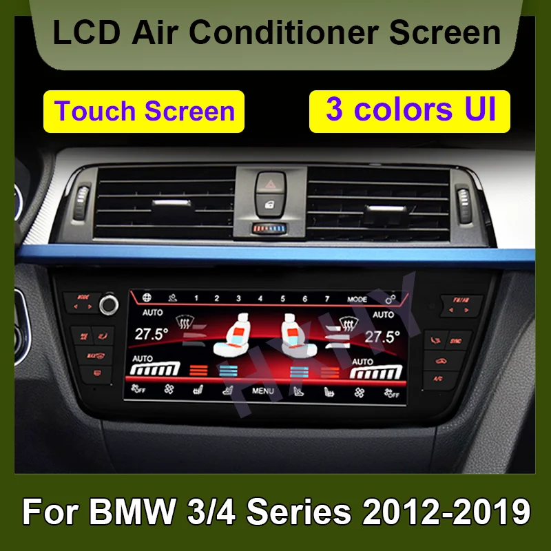 

Экран кондиционера для BMW 3 серии F30 F31 4 серии F32 F33 F36 2012-2019 панель переменного тока сенсорная цифровая ЖК-панель