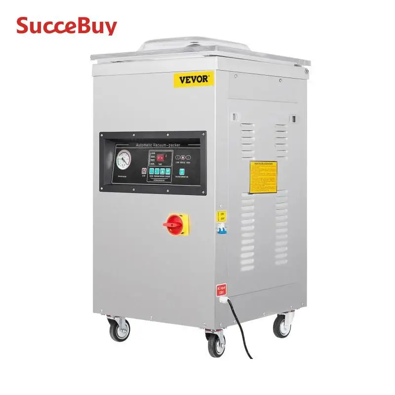 SucceBuy DZ-400/2E Automatic Vacuum Sealer 1000W Vacuum Packing Sealing Sealer Machine Extra Deep 200mm Fresh Package Preserving