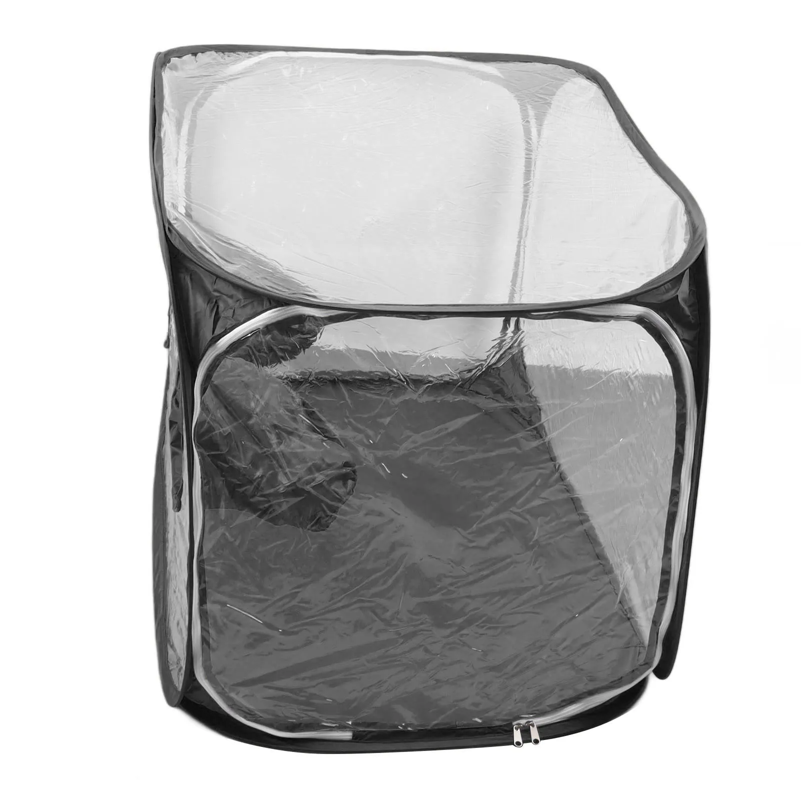 Portable Mushroom Growing Still Air Box Simple Operation Foldable PVC Wear Resistant Mushroom Container Set for Reserch