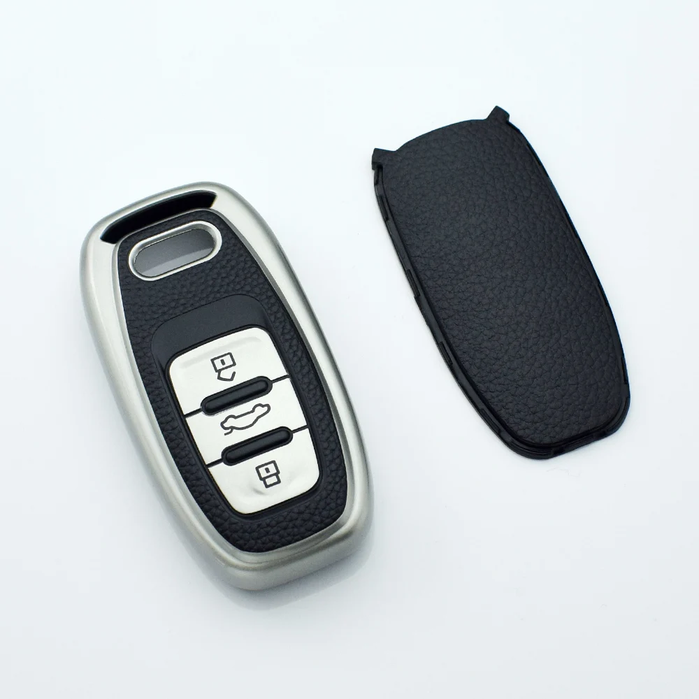 Premium Leather Shell Fob Key Case Cover Accessories