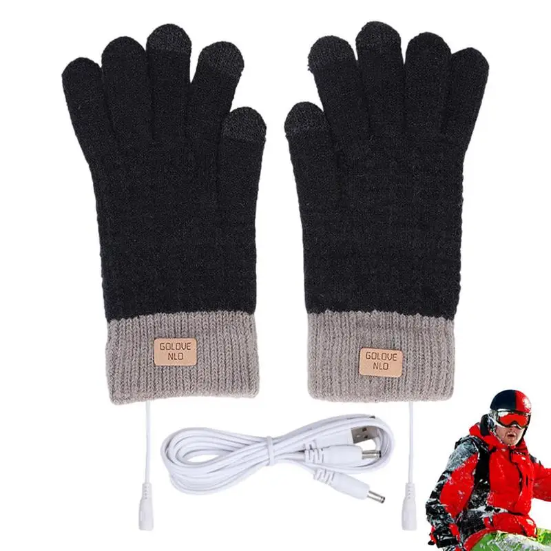 

Winter Heated Gloves For Men Women Warm Tacticl Gloves Touchscreen Waterproof Hiking Skiing Fishing Snowboard Non-slip Gloves