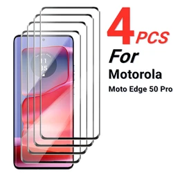 Premium Tempered Glass Screen Protector with 3D Curved Edge (2/4 Pack) - Moto Edge 50 Pro (2PCS Tempered Glass)