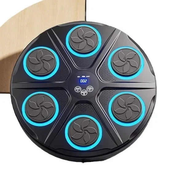 Cross-border factory direct music boxing wall target Bluetooth home fitness boxing trainer children's music machine