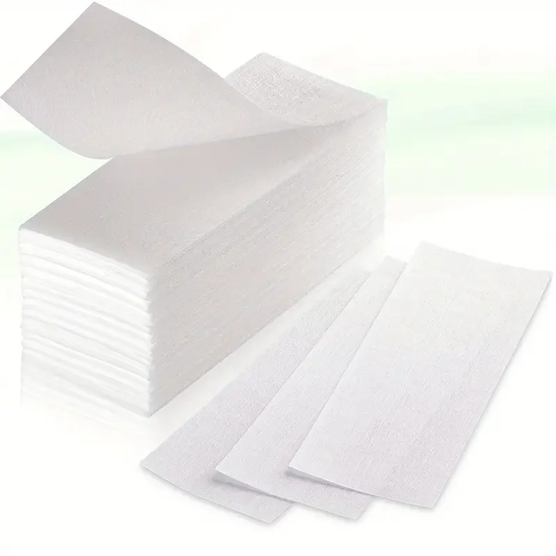Hypoallergenic Non-Woven Waxing Strips Gentle Facial Eyebrow Face Leg Body Bikini Hair Remover Sheets 50/100/200pcs