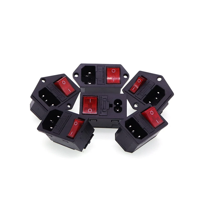 Simple Integrated All Copper CharaCter Socket+light Switch+fuSed Three In One AC Power Socket