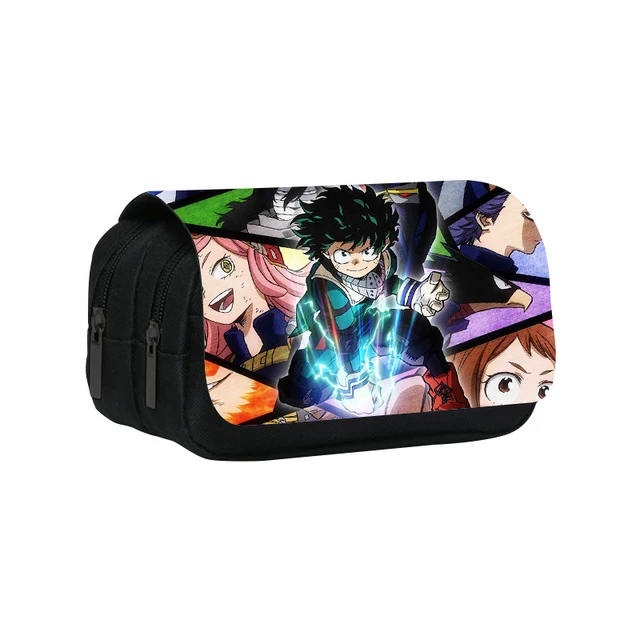 Anime meu herói academia midoriya izuku carteira curta todoroki shoto bolsa  de bolso - AliExpress