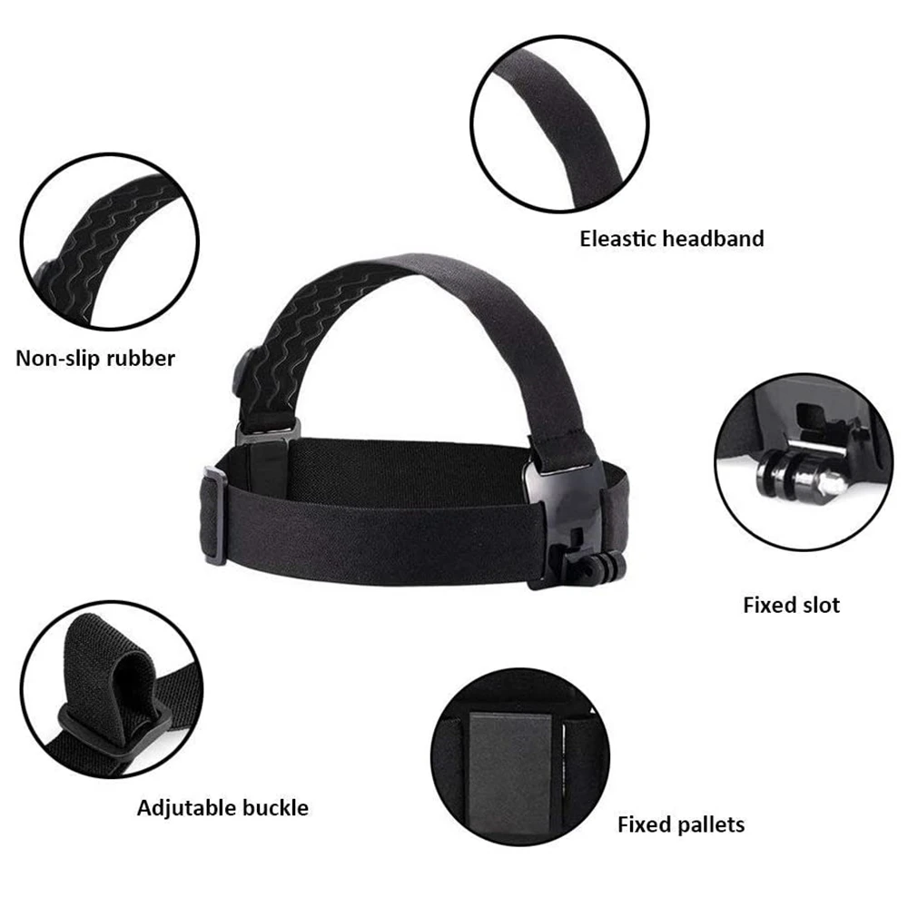 Sangle De Tête GoPro + QuickClip Originale – Neuf