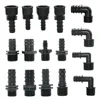 8/16/20/25/32mm Garden PE Tube Connector 1/2 3/4 1" Thread Hose Elbow Barb Coupler Fitting Farm Irrigation PE Pipe Joint 1