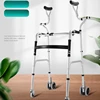 Aluminum Alloy Walking Stick  Thickened SittoWalk Supporter, Adjustable Hand Trolley, NonSlip Elderly Wheelchair 5