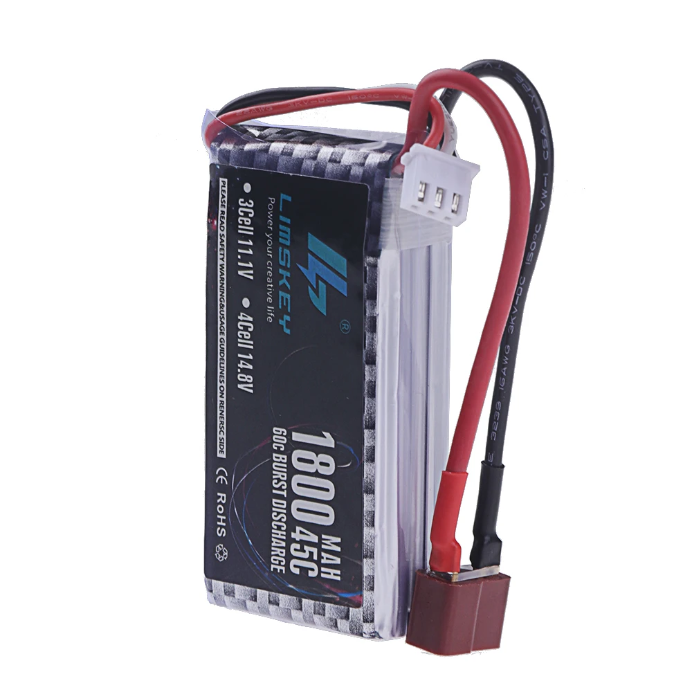Batterie LiPo 1500mAh 3S 11.1V XT30/XT60/JST/USB pour RC Drone