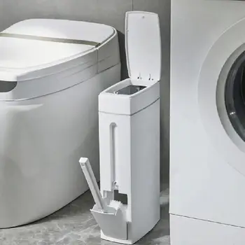 Slim Bathroom Trash Combo 1