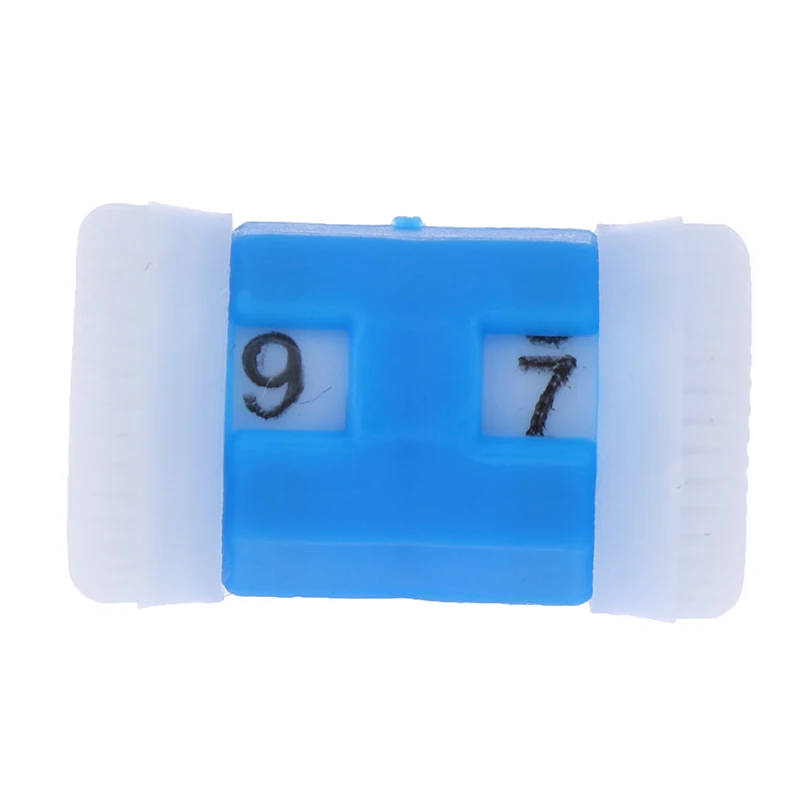4PCS Plastic Knit Knitting Needles Row Counter (Large 2.2 * 1.5cm+Small 2.2 * 1.2cm) knitting needles