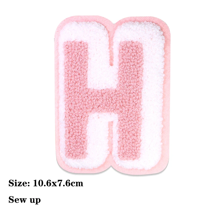 Brief EINE H Y M ICH Patch Englisch Icon Handtuch Bestickt Applique Patch Für Kleidung DIY Nähen-auf Patches auf die aufkleber – Detail 4