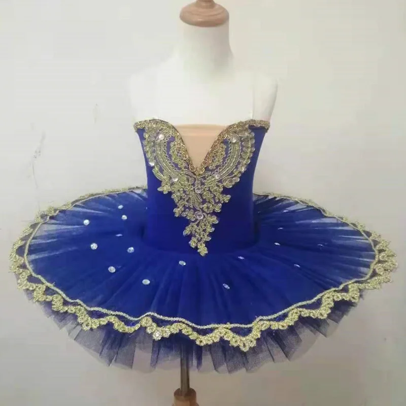 

Adult Children's Professional Ballet Tutu Rainbow Ballet Costume Kids Sleeping Beauty Dress Female Pancake Tutu Pettiskirt Girls