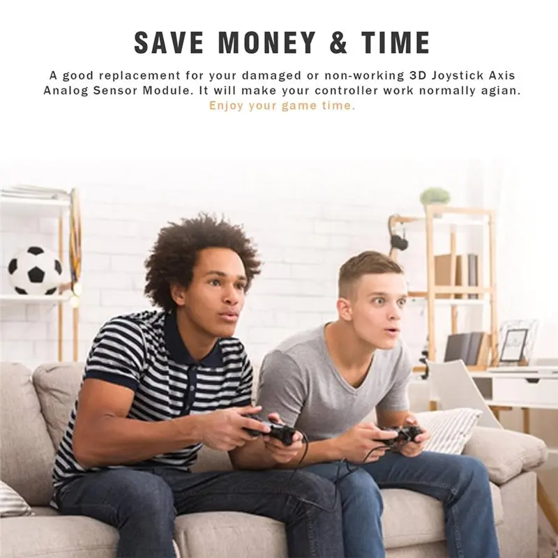 자기 저항 전자기 조이스틱 TMR 홀 효과 3D 게임 컨트롤러 10개