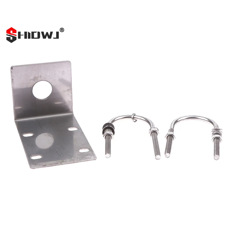 자동차 라디오 트랜시버 용 안테나 고정 브래킷 발코니 홀더 마운트 클립 클램프 고정 시트 DIY 액세서리