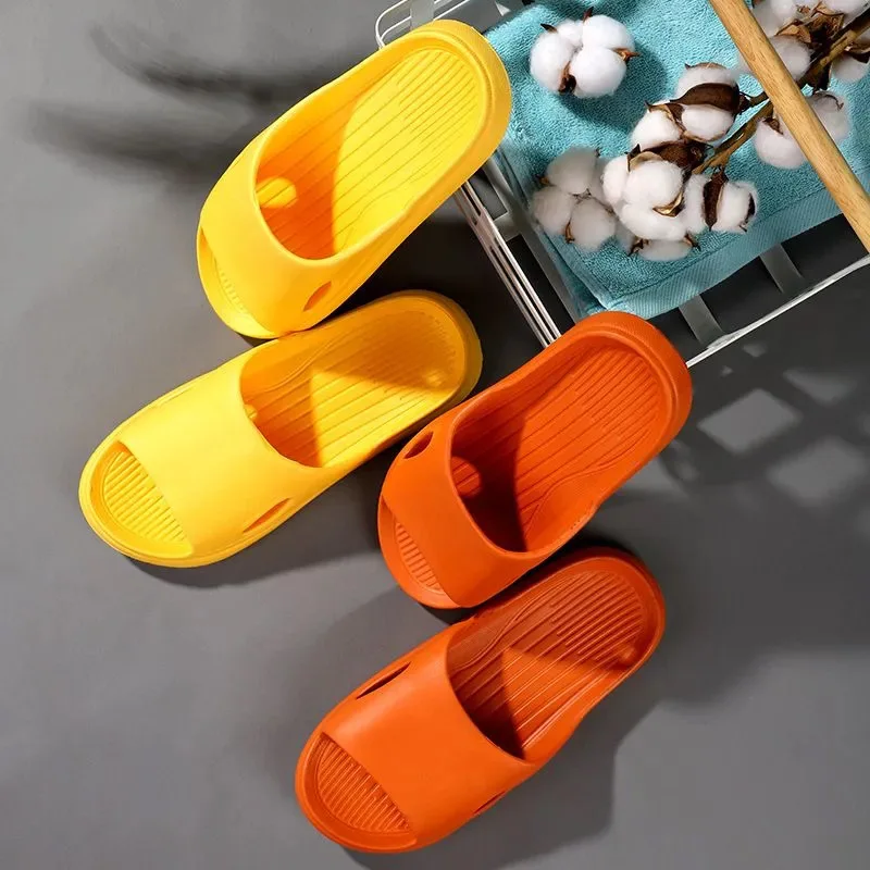 Summer Home Slippers for Women Indoor Anti-Slip Lightweight Couple Bathroom Shower Soft Soled Comfortable Household Footwear 3