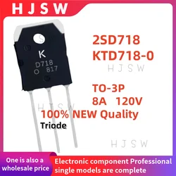 High - Quality 5/10PCS TO - 3P 120V 8A Triode (5PCS - KTD718 - 0)