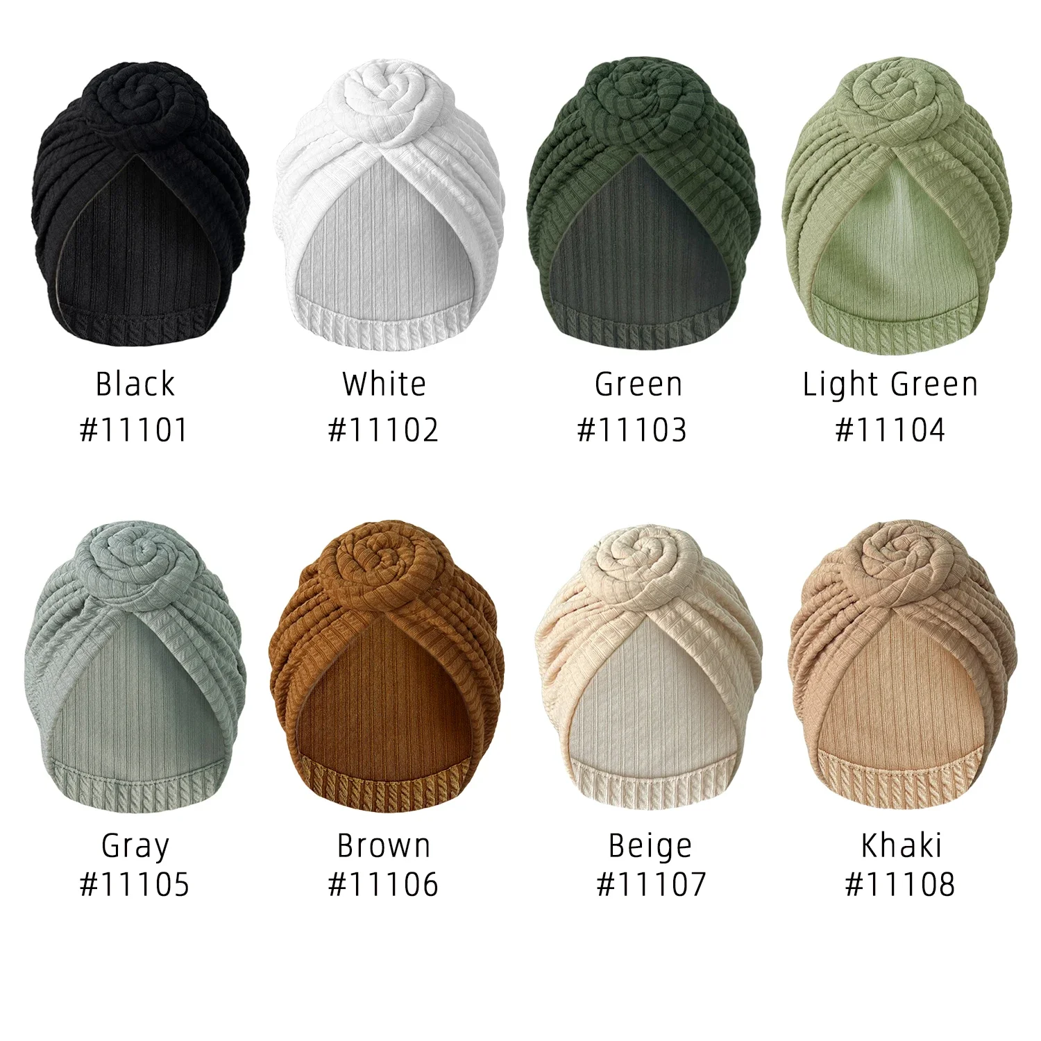 African Women Turban Top Knot Flower Decor Headwrap Elegant Pleated Beanies Headscarf For Women Cap Solid Color India Hat Muslim 3