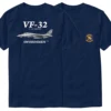 Naval VF-32 Swordsmen Squadron F-14 Tomcat Fighter T-Shirt Short Sleeve Casual 100% Cotton O-Neck Summer Mens T-shirt 3