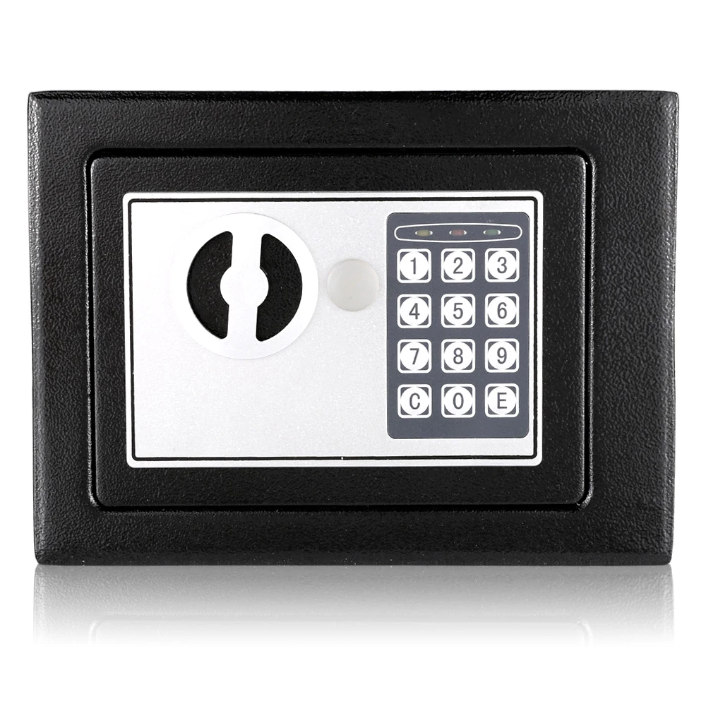 Elektronisches digitales Tastaturschloss, sichere Sicherheitsbox aus Stahl für das Heimbüro – Detail 1