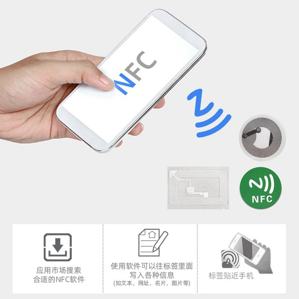 ֿ    NFC ƼĿ , ISO14443A13.56 MHz N213  ± RFID ±   NFC ޴, 25mm, 50 