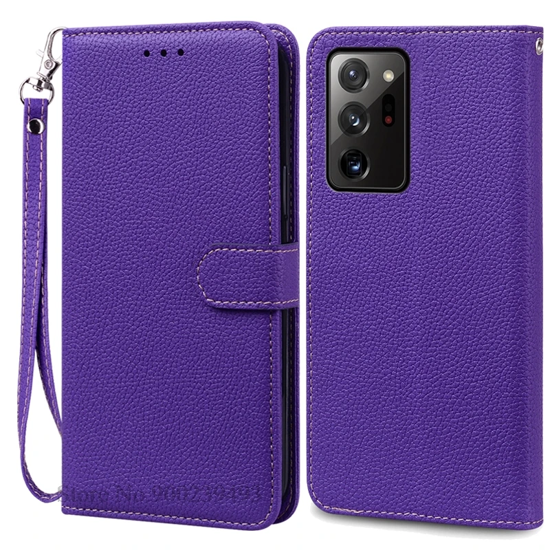 Leather Flip Wallet Case - Stylish Protection & Storage