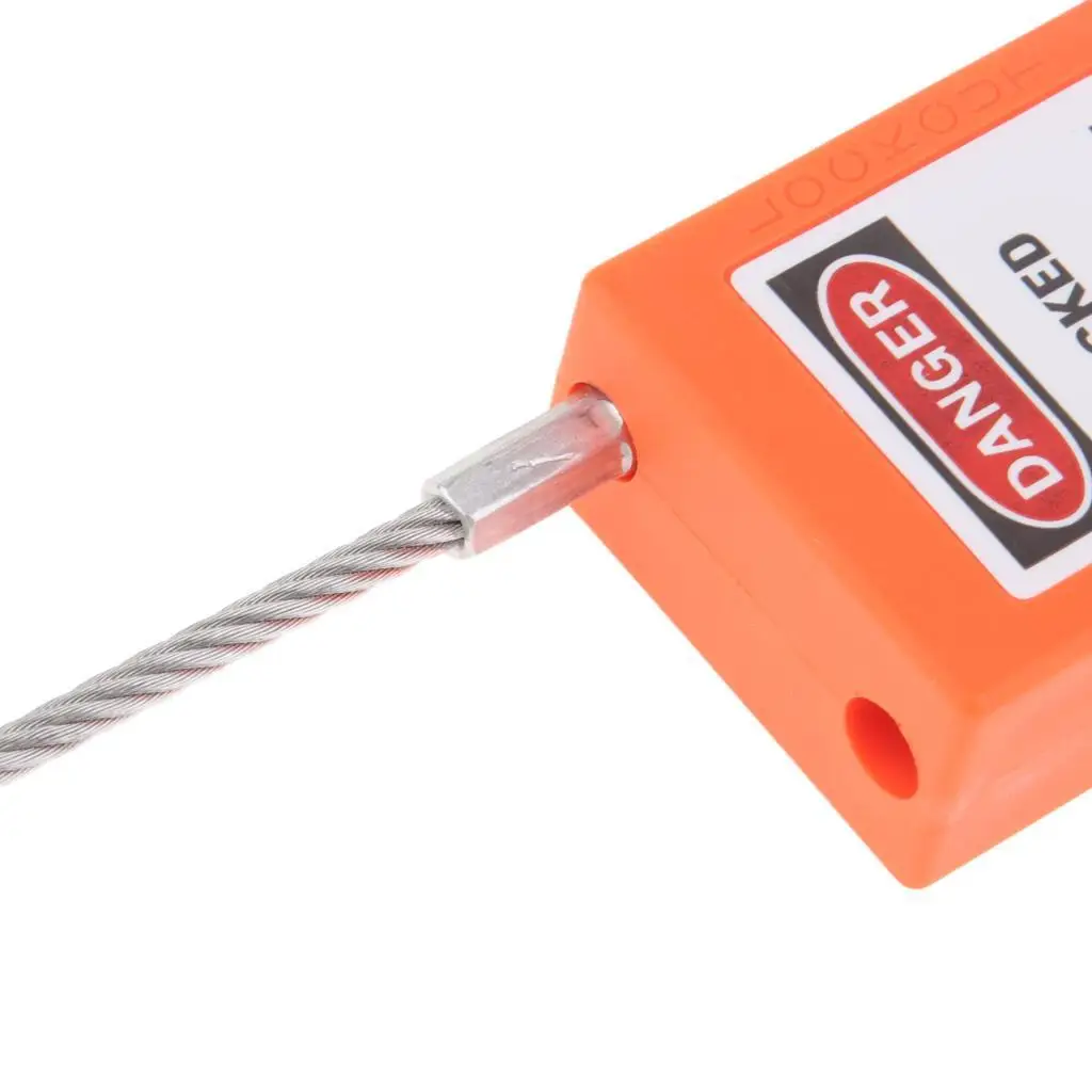 

Защитный замок для кабеля из нержавеющей стали, цвет: синий